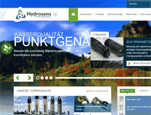 Tablet Screenshot of hydrosens.com